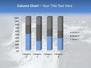 Natural Cataract Iguassu PowerPoint Template