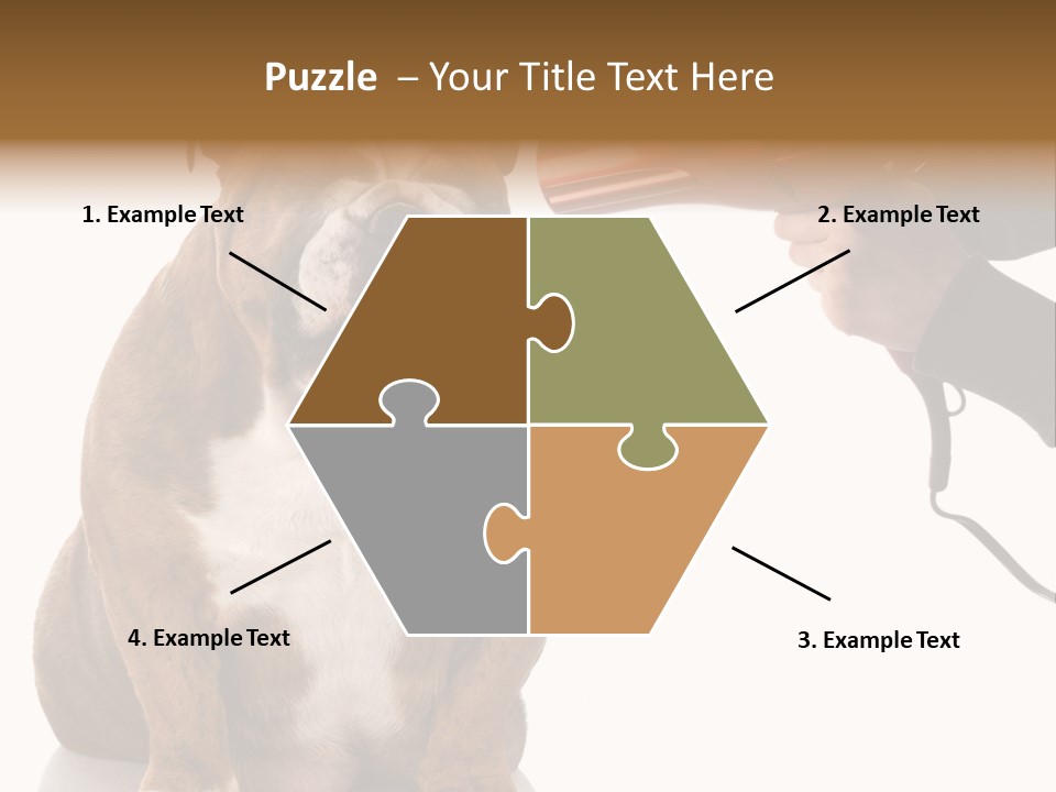 Blow Expression Comb PowerPoint Template