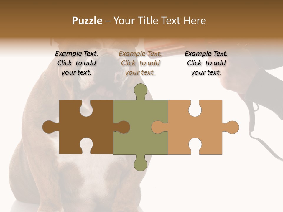 Blow Expression Comb PowerPoint Template