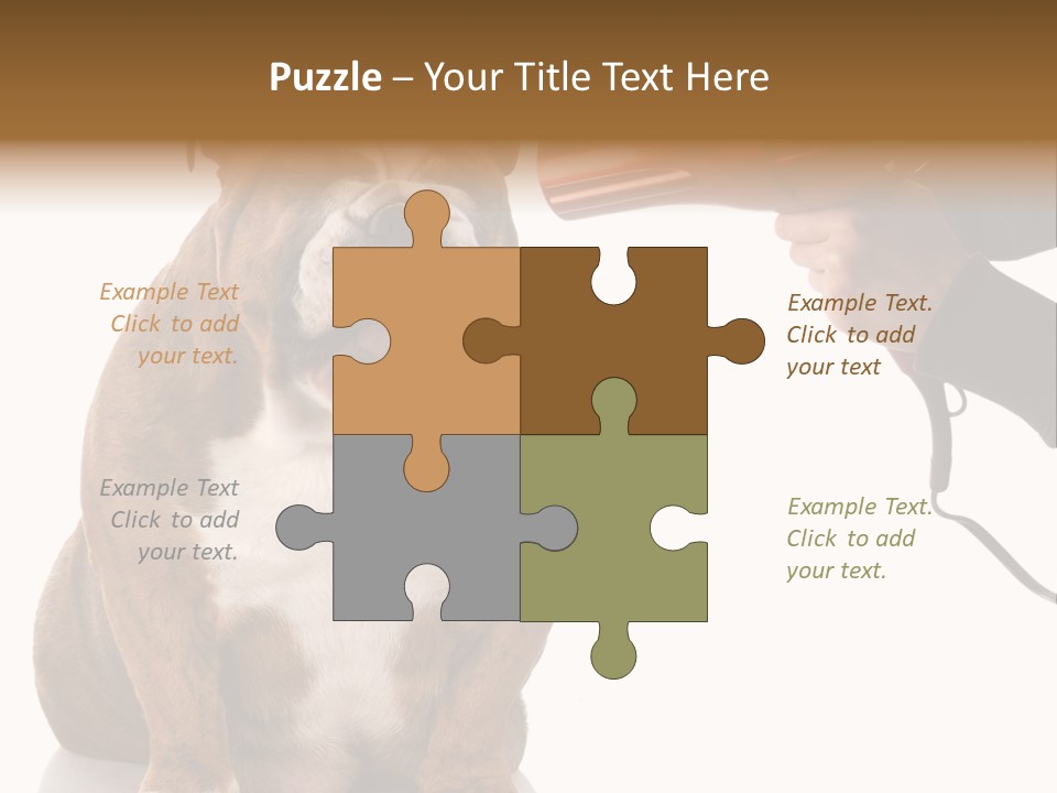 Blow Expression Comb PowerPoint Template