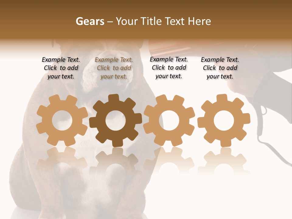 Blow Expression Comb PowerPoint Template