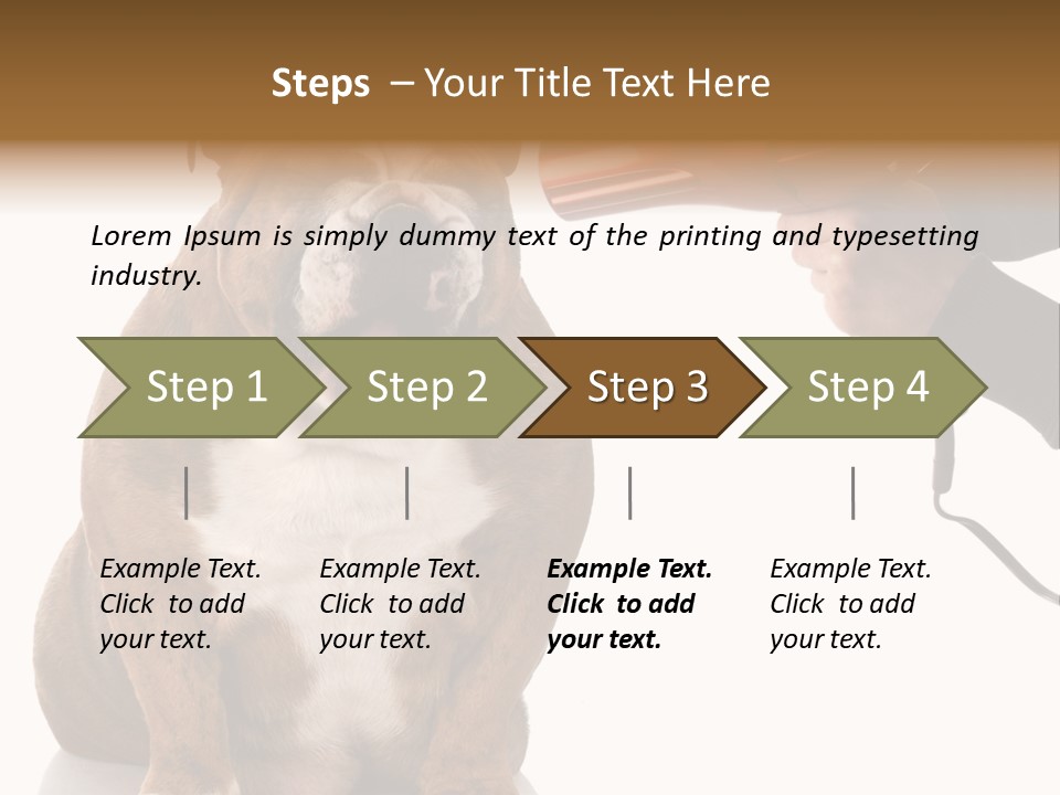 Blow Expression Comb PowerPoint Template