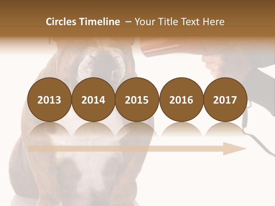 Blow Expression Comb PowerPoint Template