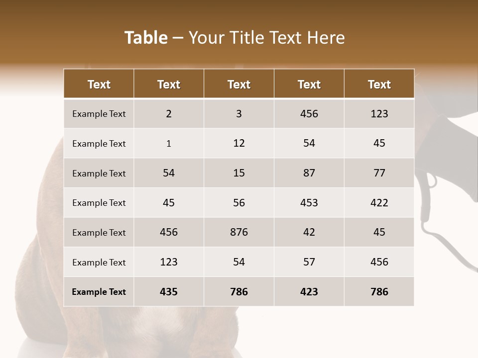 Blow Expression Comb PowerPoint Template