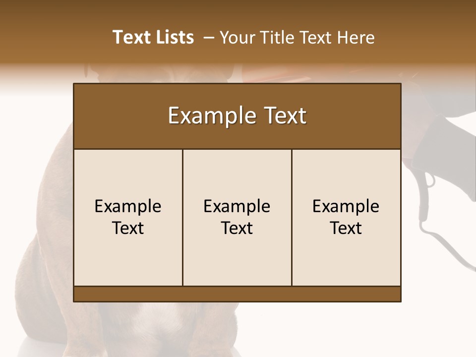Blow Expression Comb PowerPoint Template