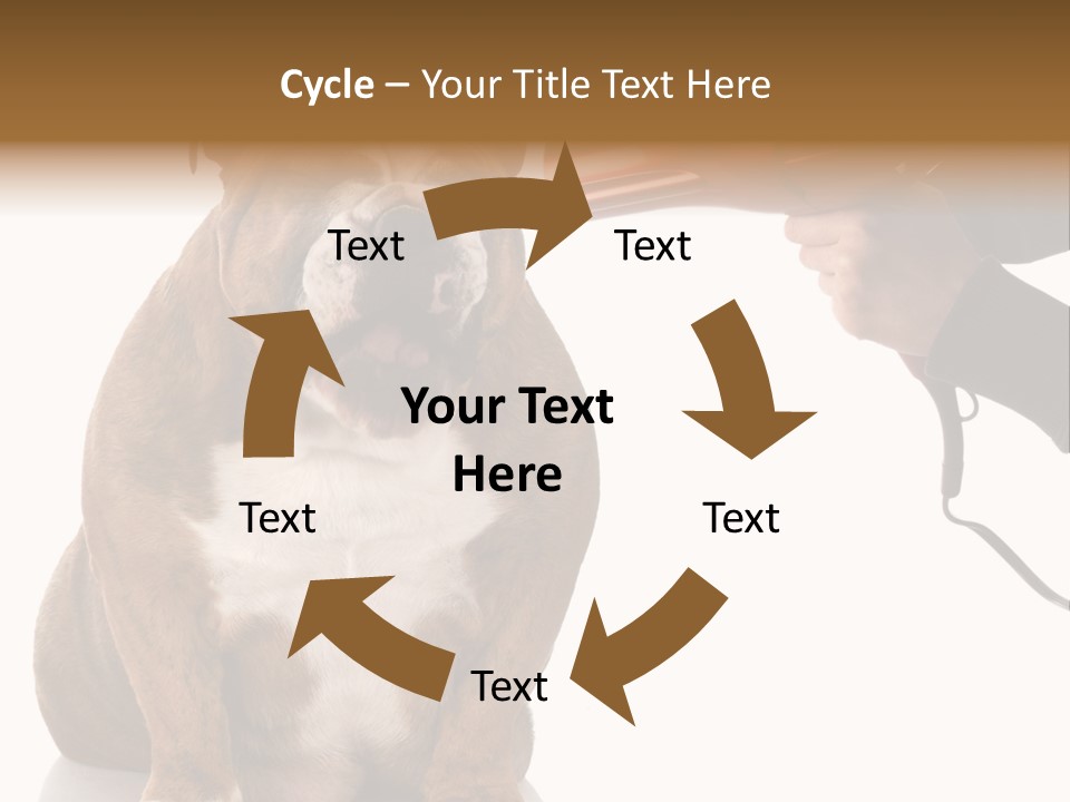Blow Expression Comb PowerPoint Template
