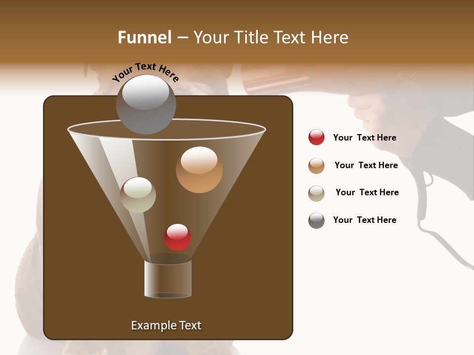 Blow Expression Comb PowerPoint Template