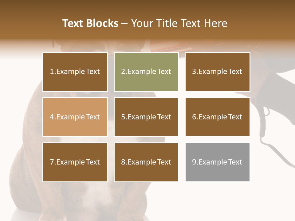 Blow Expression Comb PowerPoint Template