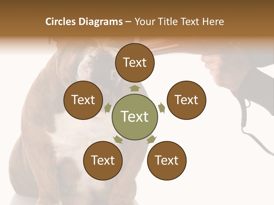 Blow Expression Comb PowerPoint Template