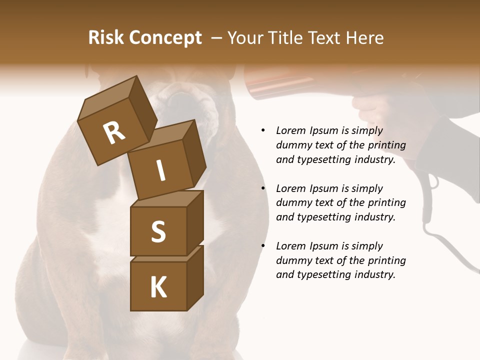 Blow Expression Comb PowerPoint Template