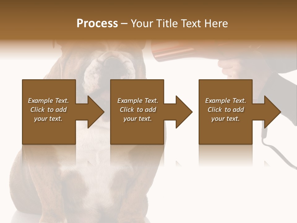 Blow Expression Comb PowerPoint Template