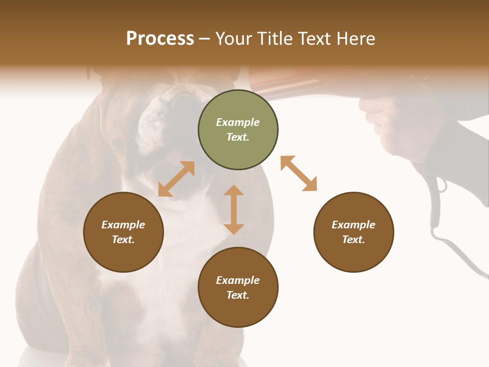 Blow Expression Comb PowerPoint Template