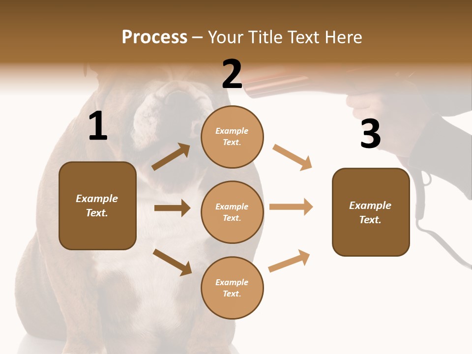 Blow Expression Comb PowerPoint Template