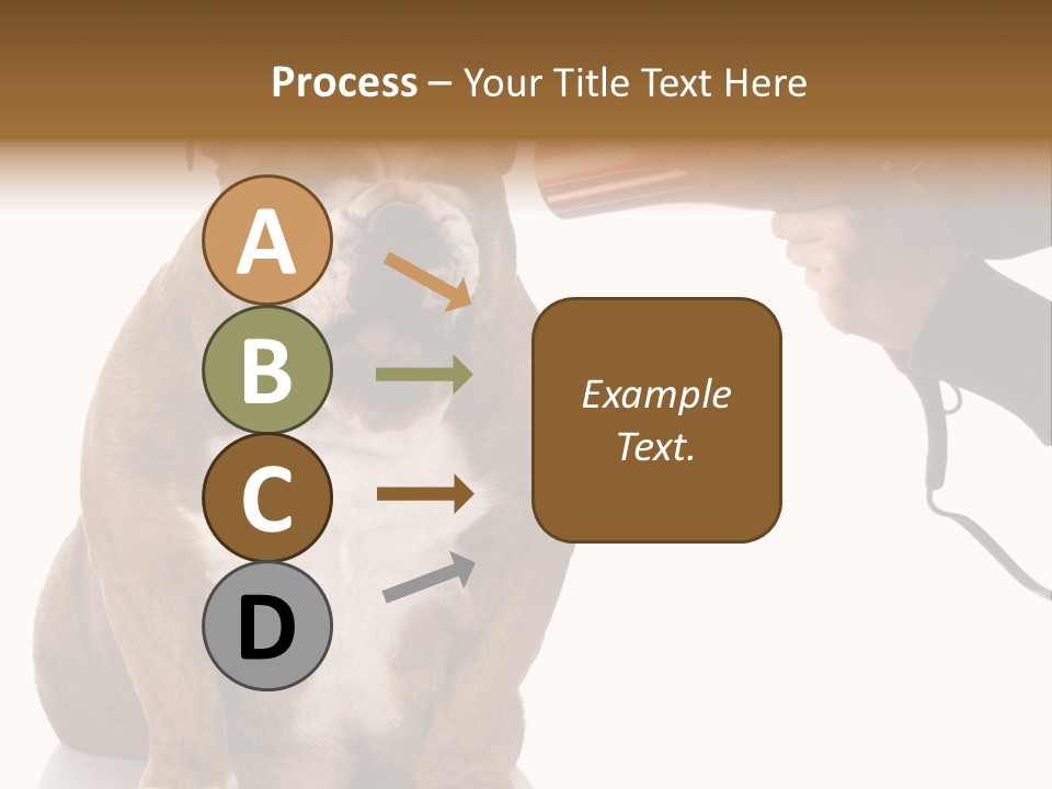 Blow Expression Comb PowerPoint Template