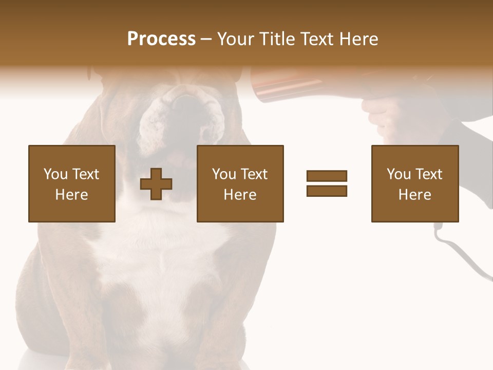 Blow Expression Comb PowerPoint Template