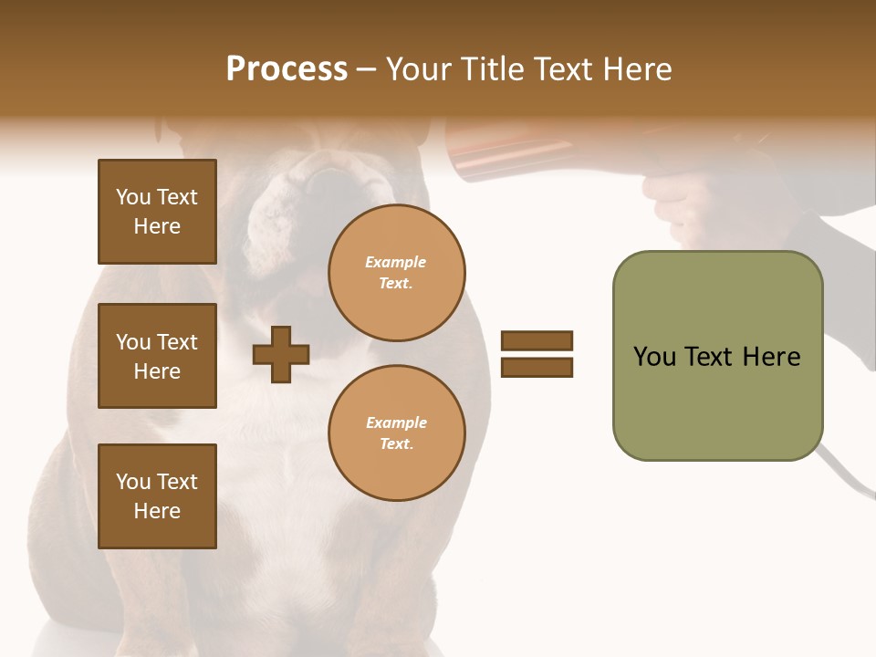 Blow Expression Comb PowerPoint Template