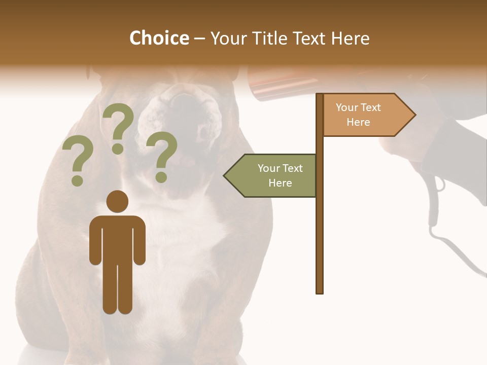 Blow Expression Comb PowerPoint Template