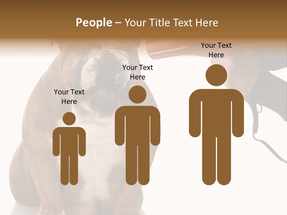 Blow Expression Comb PowerPoint Template