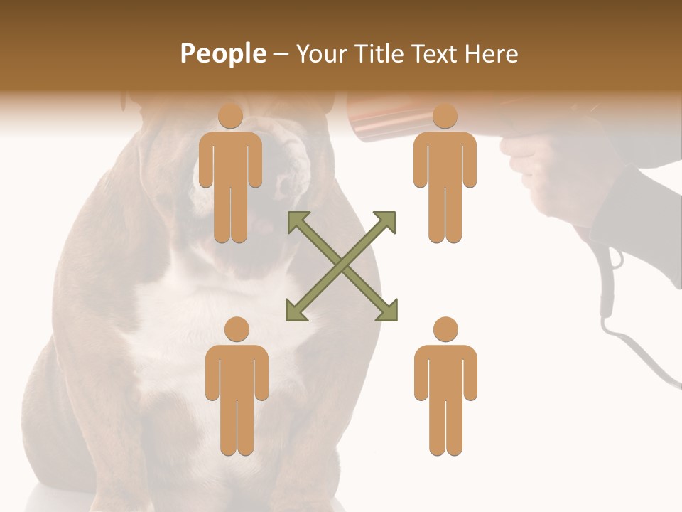 Blow Expression Comb PowerPoint Template