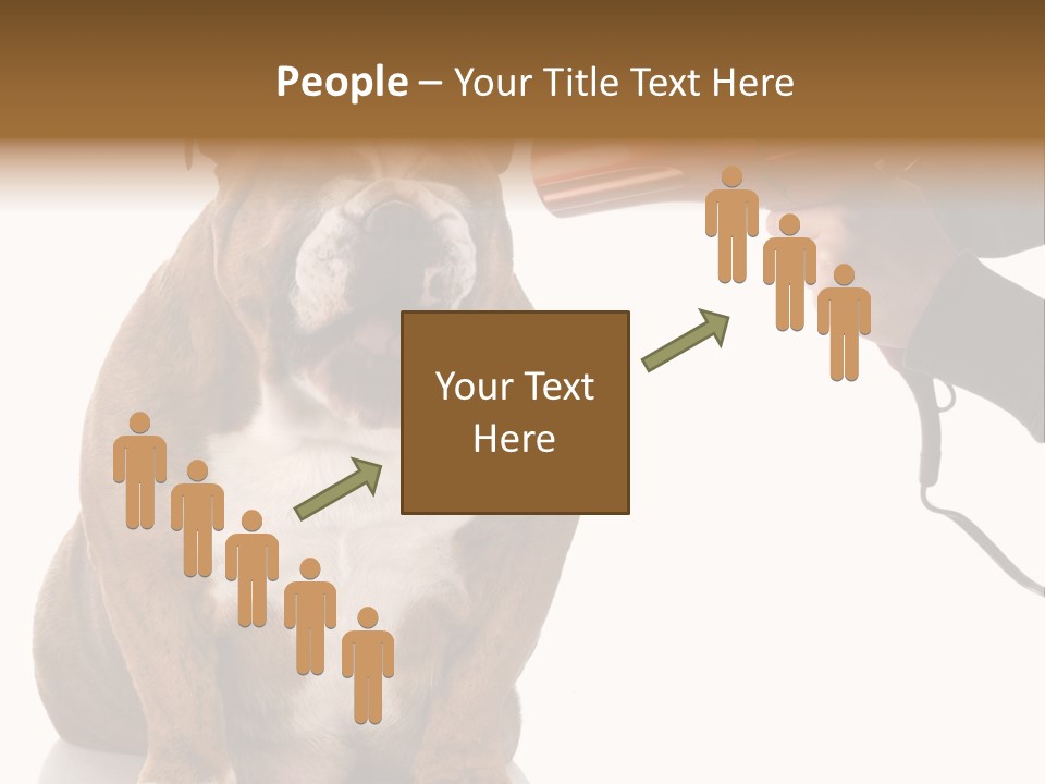 Blow Expression Comb PowerPoint Template