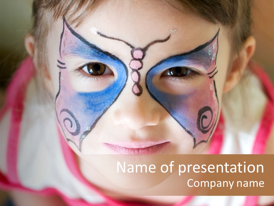 Face Portrait Year PowerPoint Template