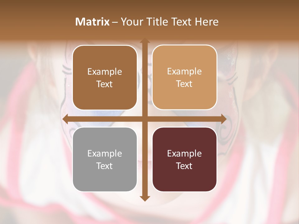 Face Portrait Year PowerPoint Template