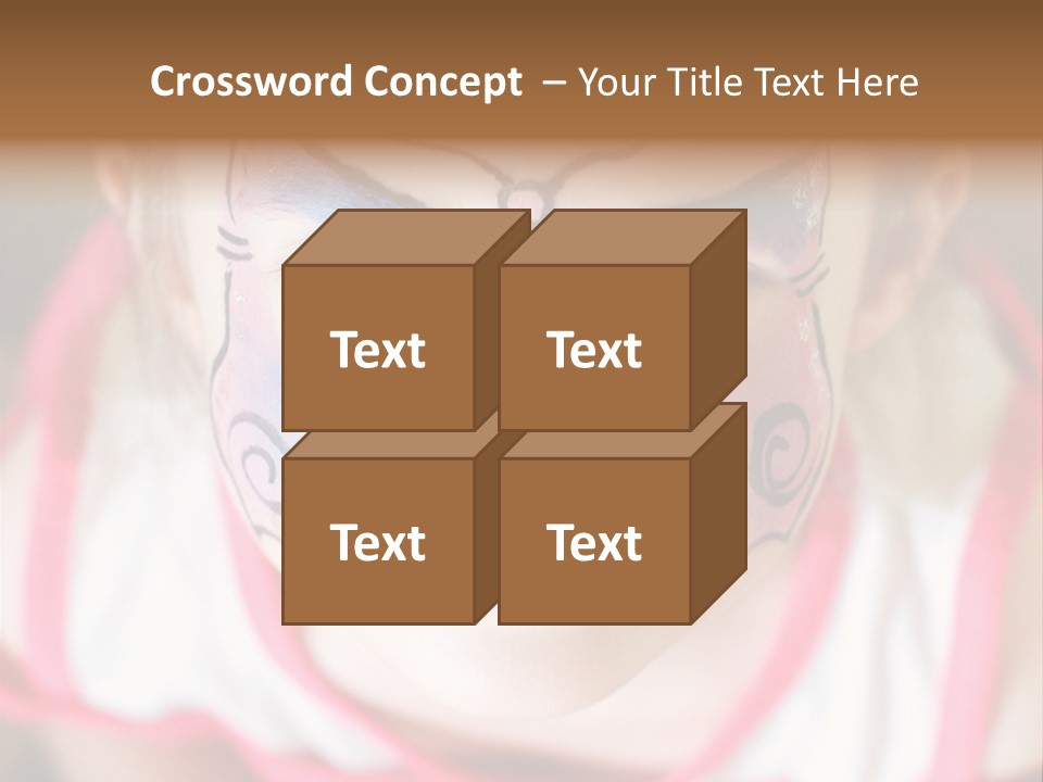 Face Portrait Year PowerPoint Template