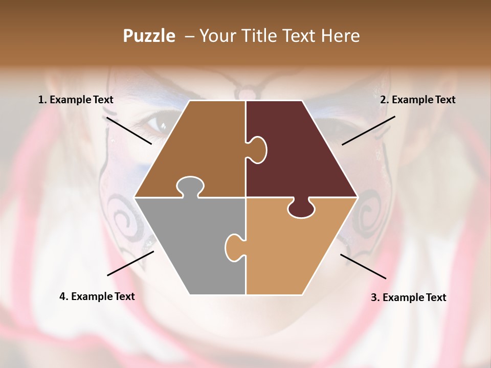 Face Portrait Year PowerPoint Template