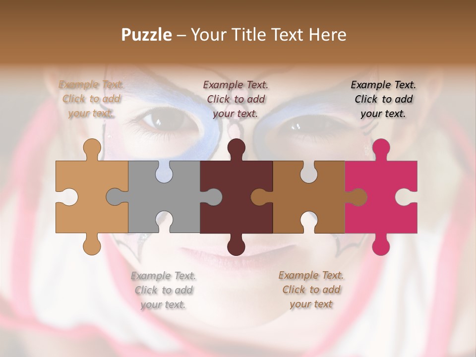 Face Portrait Year PowerPoint Template