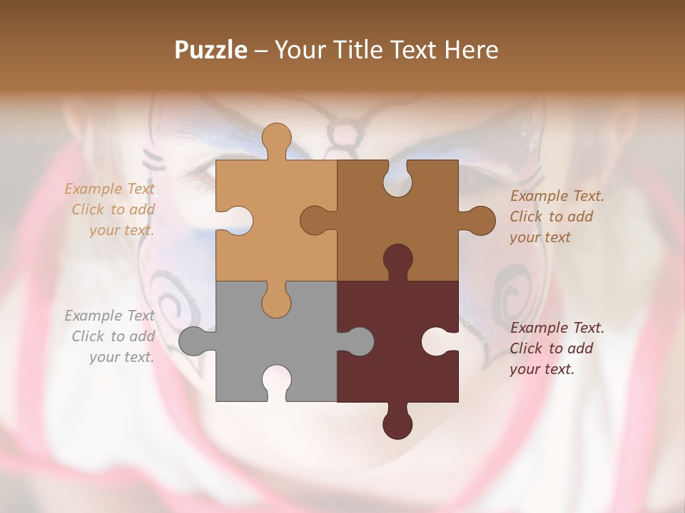 Face Portrait Year PowerPoint Template