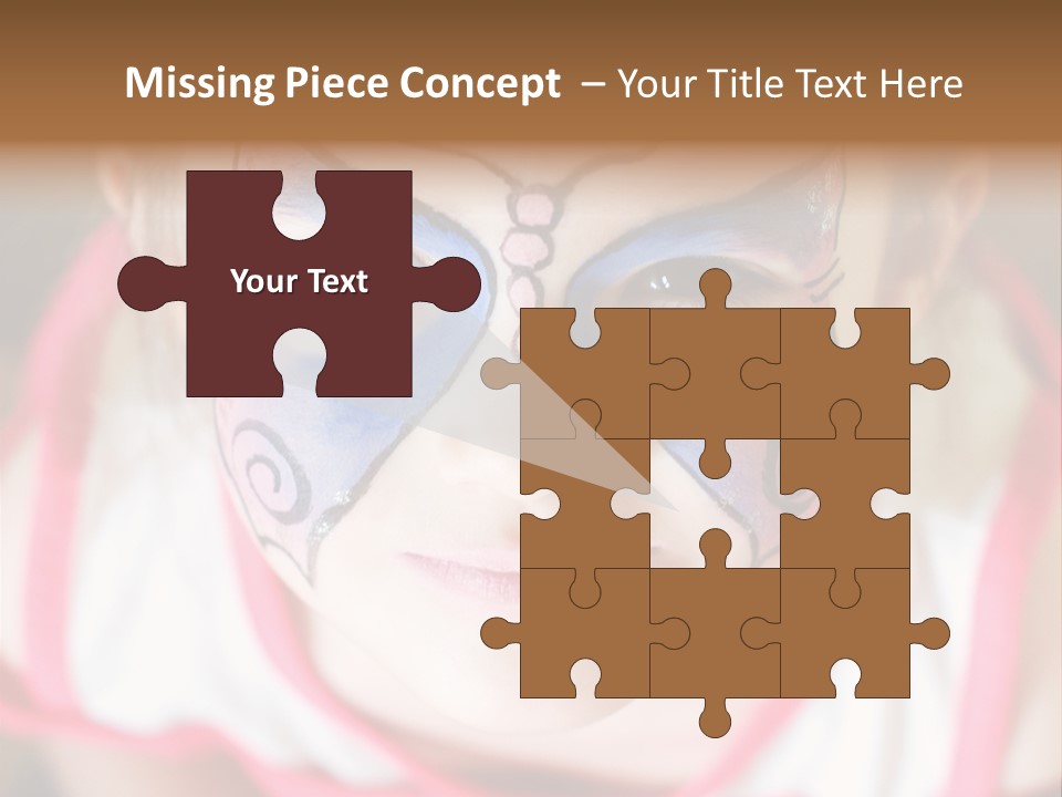 Face Portrait Year PowerPoint Template