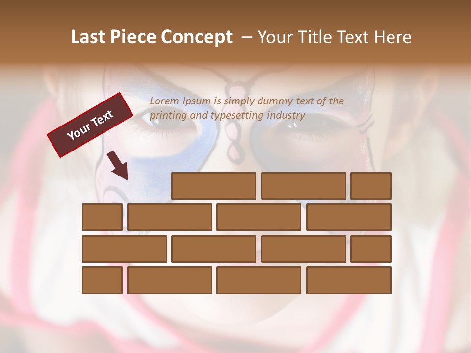 Face Portrait Year PowerPoint Template