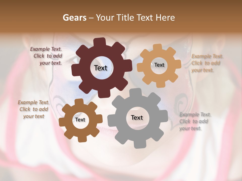 Face Portrait Year PowerPoint Template