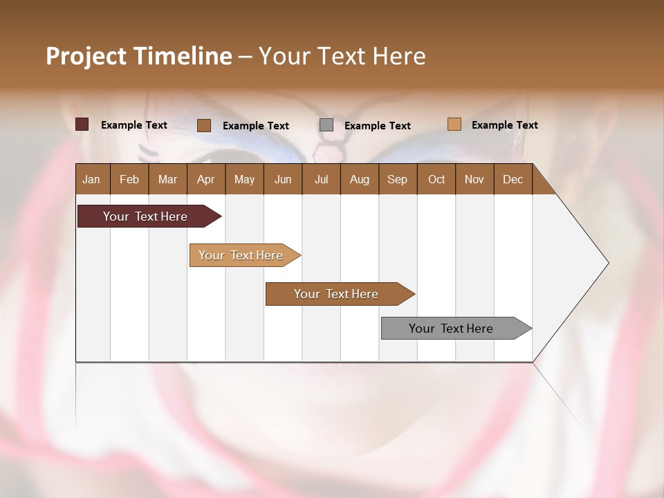 Face Portrait Year PowerPoint Template