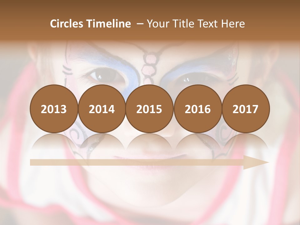 Face Portrait Year PowerPoint Template