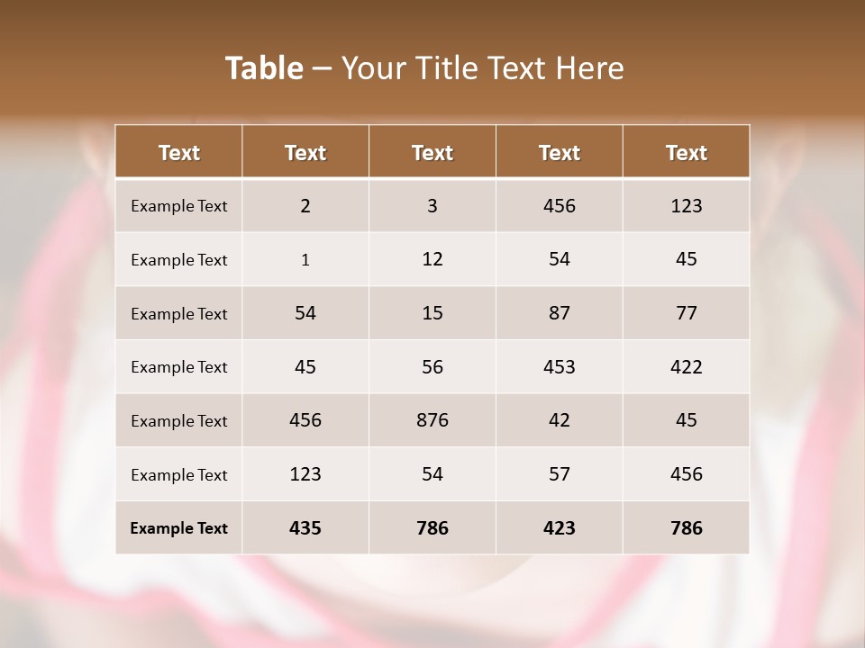Face Portrait Year PowerPoint Template