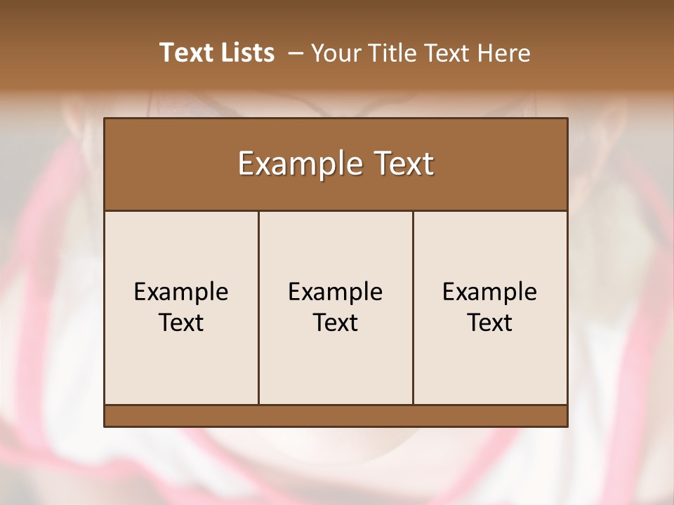 Face Portrait Year PowerPoint Template