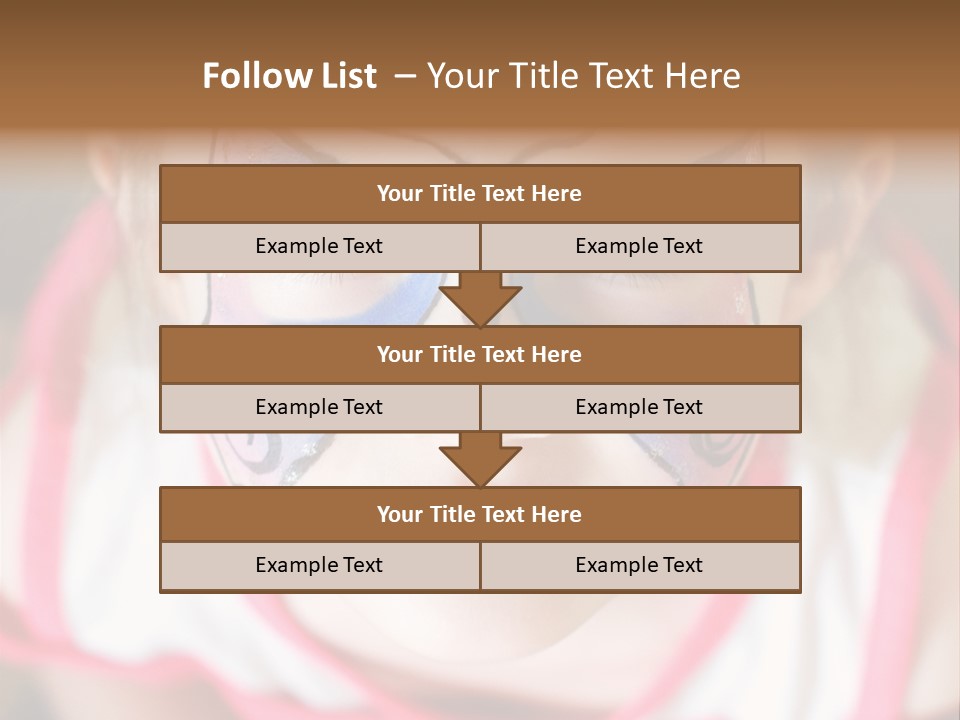 Face Portrait Year PowerPoint Template