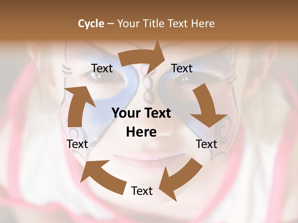 Face Portrait Year PowerPoint Template