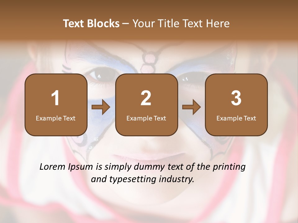 Face Portrait Year PowerPoint Template