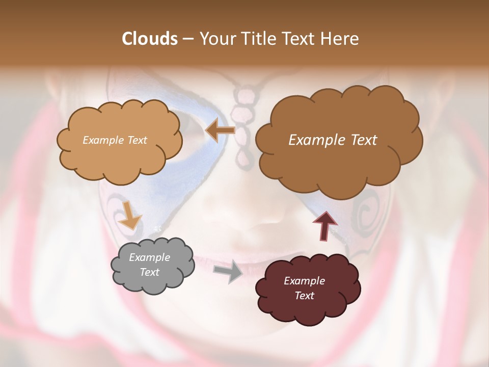 Face Portrait Year PowerPoint Template