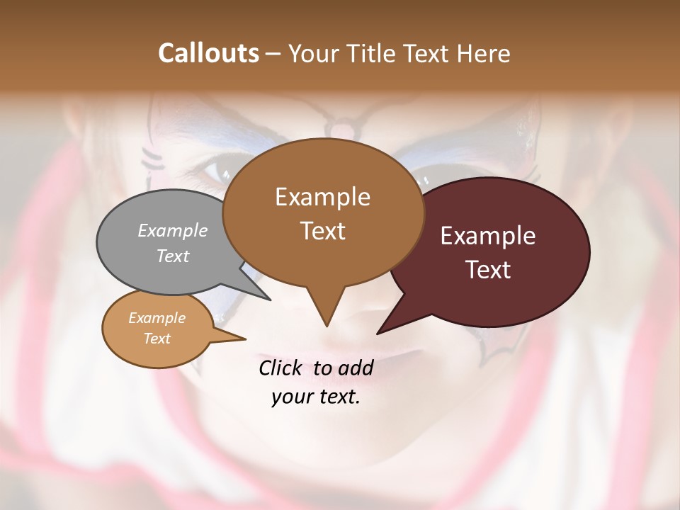 Face Portrait Year PowerPoint Template