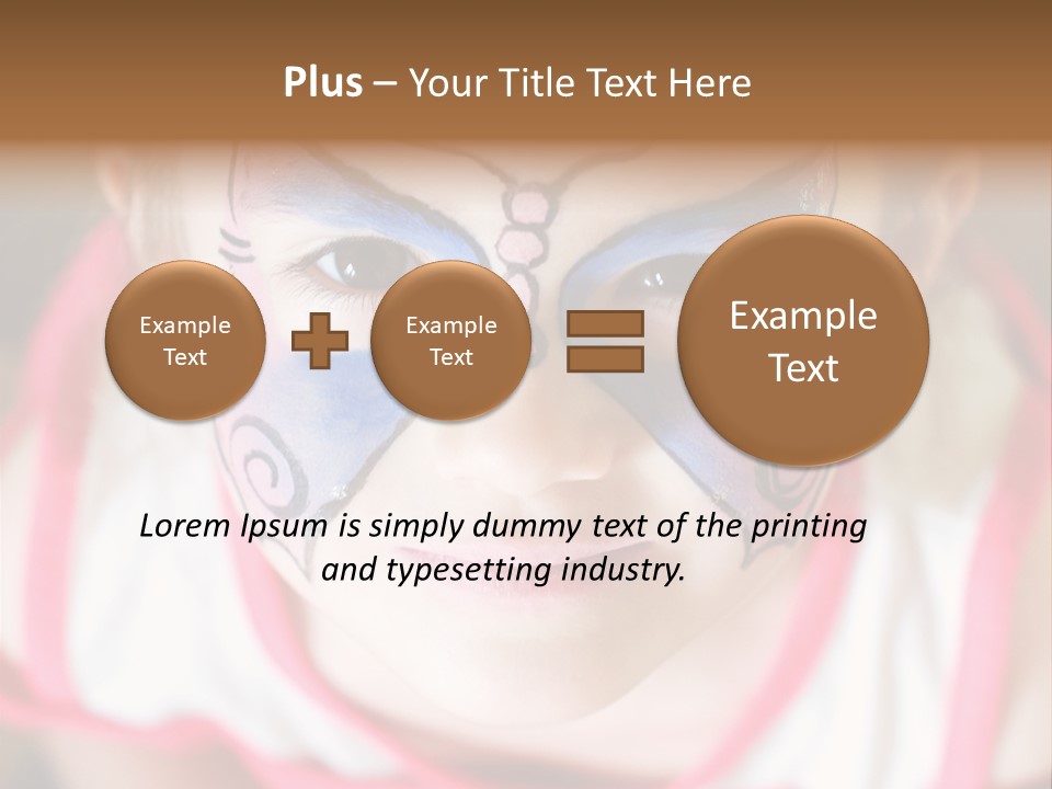 Face Portrait Year PowerPoint Template