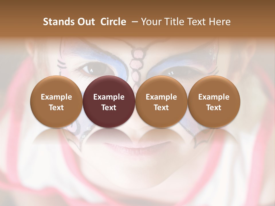 Face Portrait Year PowerPoint Template