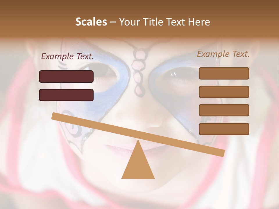 Face Portrait Year PowerPoint Template