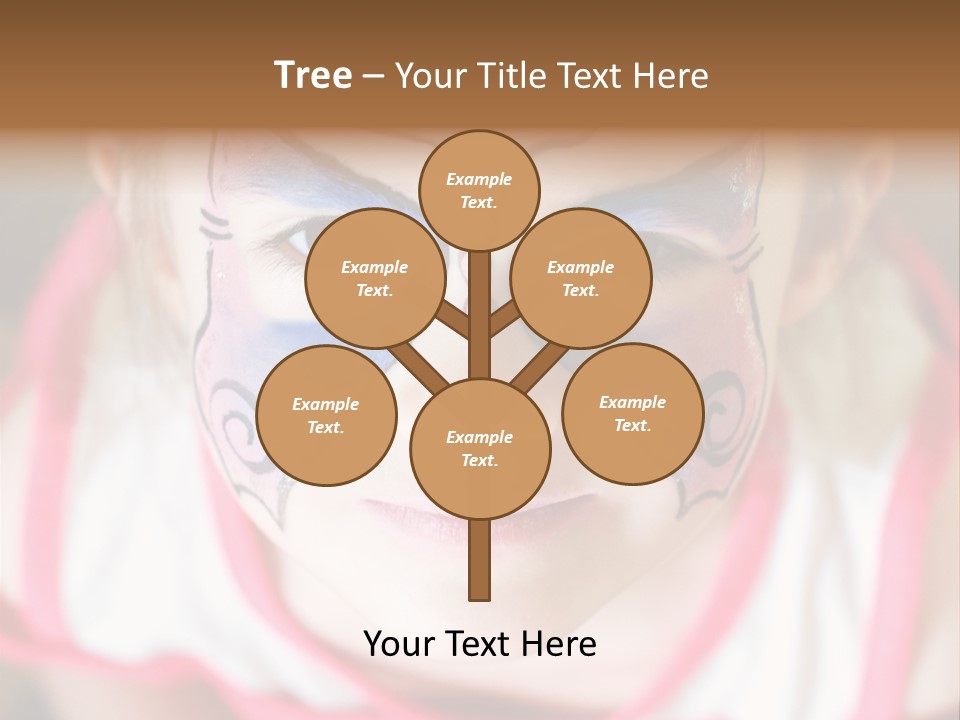 Face Portrait Year PowerPoint Template