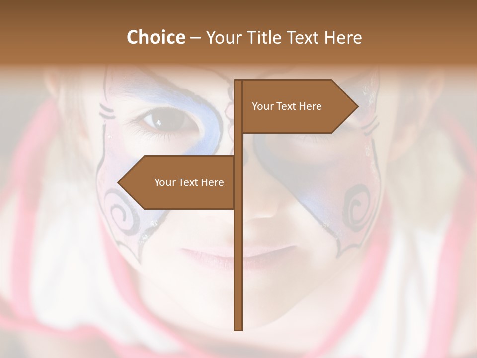 Face Portrait Year PowerPoint Template