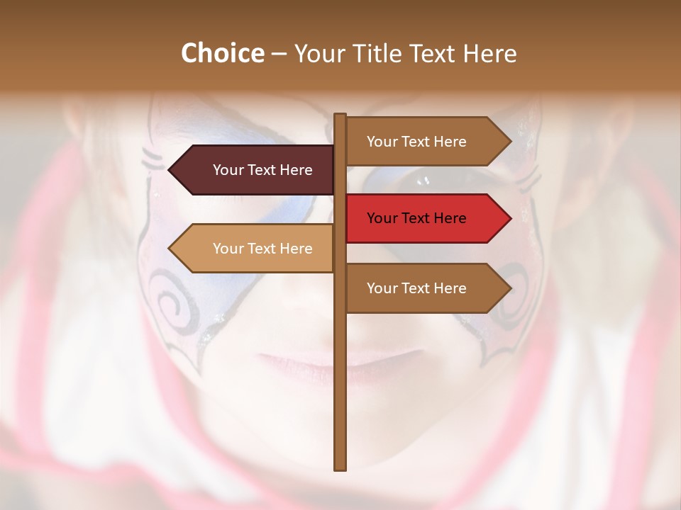 Face Portrait Year PowerPoint Template