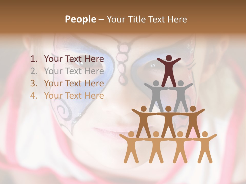 Face Portrait Year PowerPoint Template