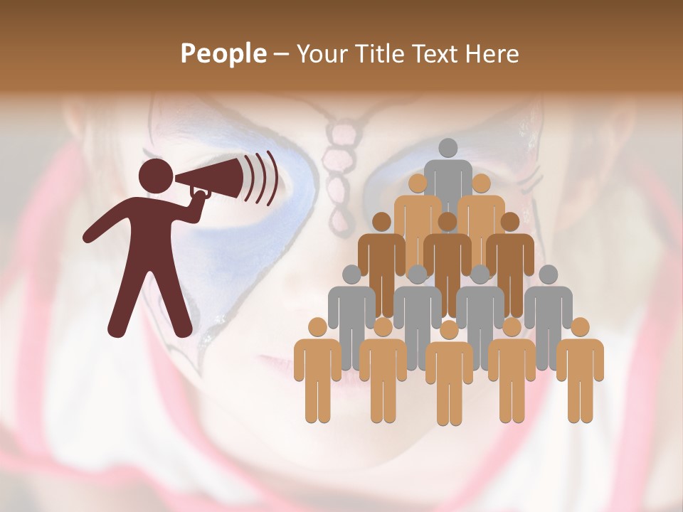 Face Portrait Year PowerPoint Template